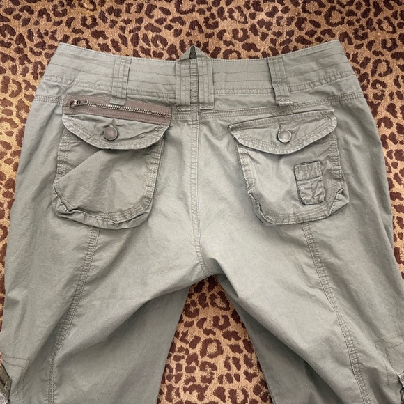 Boston Proper Cargo Pants Green-2 - Picture 4 of 10